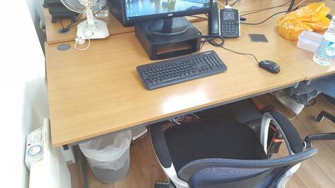 4 office desks (1200 by 800) - excellent condition