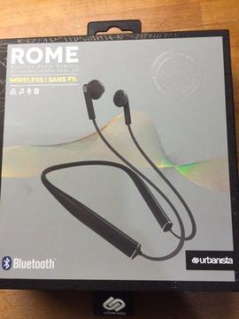 Brand new Urbanista Rome wireless headphones Box still sealed