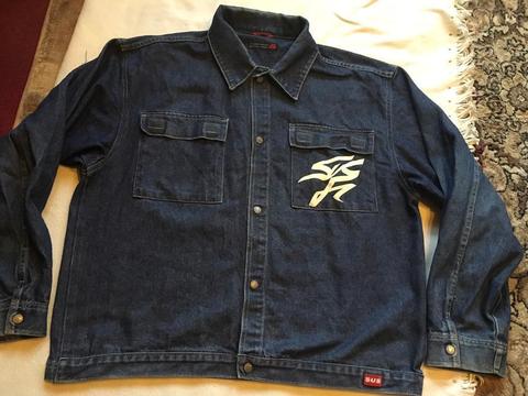 Sus denim company men's jacket jeans size L used ex condition £5