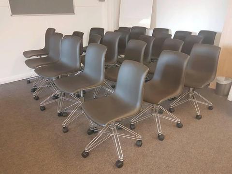 As new swivel office chairs