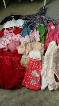 Baby girls clothes 6-12months