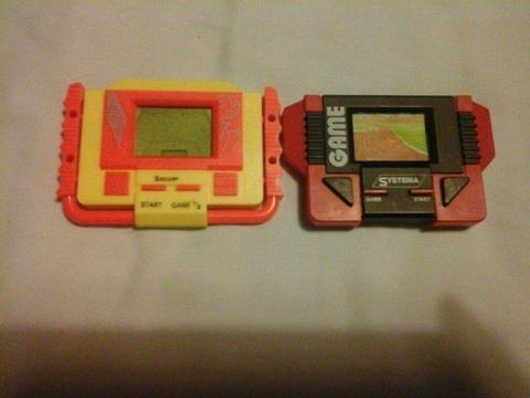 2 rare and vintage old hand held consoles came out in the early 90s / £5each / NO OFFERS