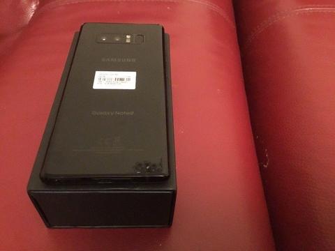 Samsung galaxy note 8 unlocked mint condition with 18 months Samsung warranty