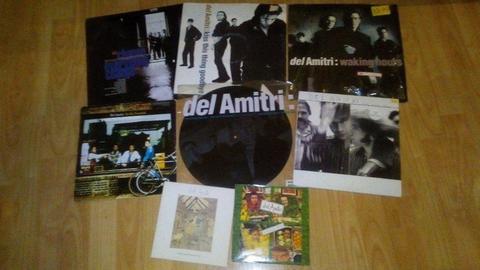 8 x del amitri vinyl collection LP's / 12" / 10" / 7" rare