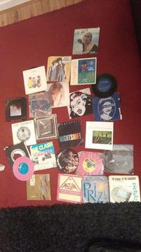 Various vinyl Single Records