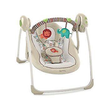 Automatic Electric Baby Swing - Ingenuity Cozy Kingdom Swing 60194