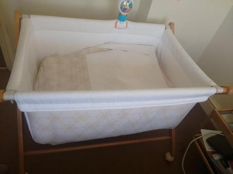 Mini-Cot with Crib-style Stand only 40 GBP