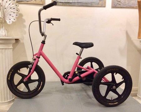 PASHLEY 'Robin' Tricycle UK Made Pink Unisex Children Age 4-9 Years