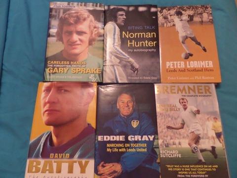 Leeds legends Autobiographies + 2 Extra