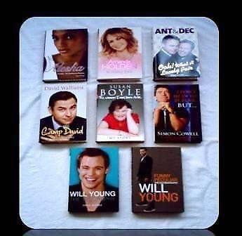 TALENT SHOW BIOGRAPHY BUNDLE - (8) - HARDCOVER - FOR SALE