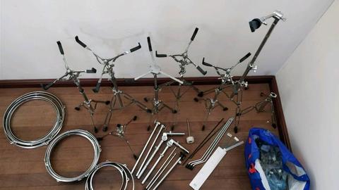 Various Pieces of Drum Hardware for Sale Can Deliver