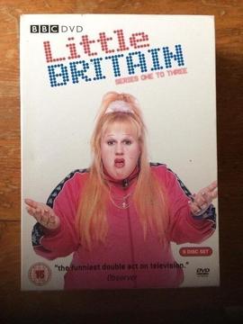 Little Britain series 1 to 3 DVD's