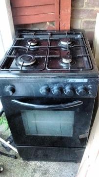 Black Freestanding Gas Cooker Free if you can pick up today. needs a bit of a clean