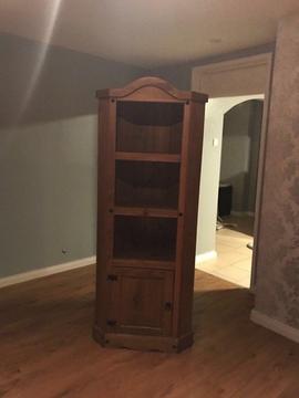 Free corner unit, tv stand and electric fire