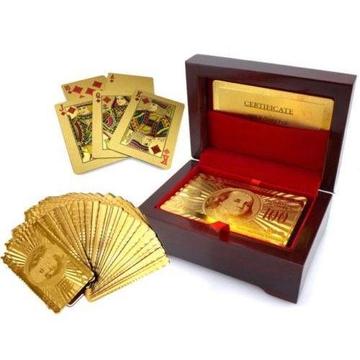Gold Playing Cards - Brand New - Kilmarnock Area