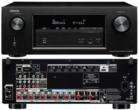 DENON AVR-X2200W DOLBY ATMOS 4K AV RECEIVER WIRELESS STREAMING AIRPLAY - IMMACULATE CONDITION