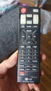 LG soundbar remote control