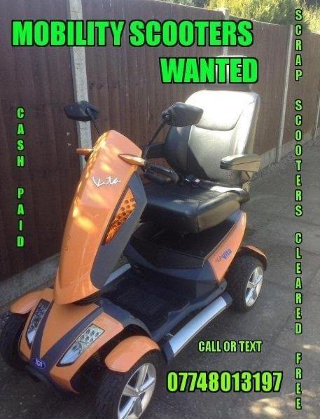 mobility scooter wanted
