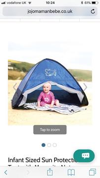 Jojo Maman Bebe safe in the sun pop up tent