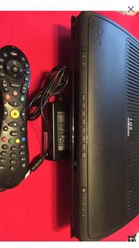Virgin TV box with power lead and remote