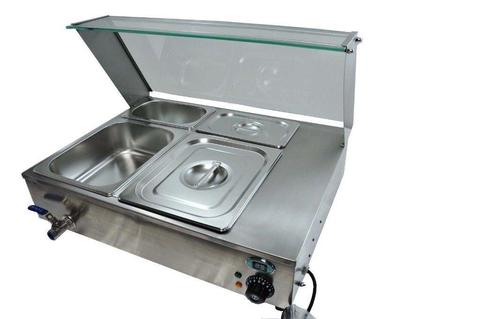 ACE BAIN MARIE WET WITH GLASS FRONT EN339