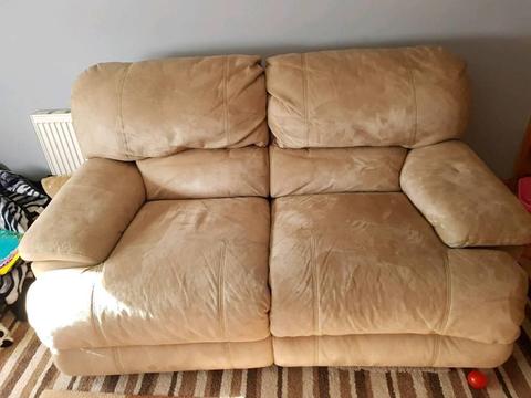 Double reclining sofa