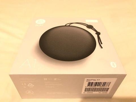 Bang & Olufsen Beoplay A1 portable bluetooth speaker black, new, rrp £200