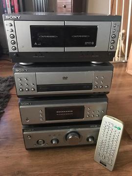 FAULTY Sony retro hifi system with remote