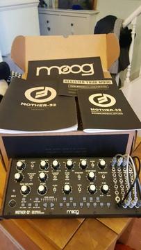 Moog Mother 32, excellent condition, boxed with manuals, PSU and patch cables