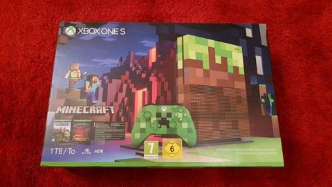 Microsoft Xbox One S 1TB Minecraft Limited Edition Console Bundle