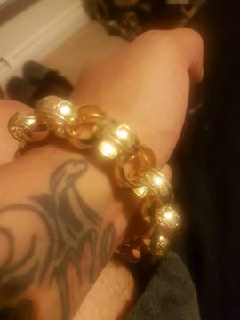chunky 69g belcher SWAPs 4 flat curb link bracelet or chain