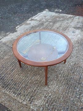 G plan round coffee table