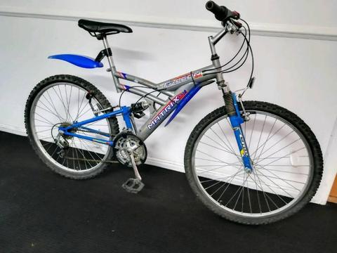 Falcon Matrix Fs18, full suspension mountain bike bicycle