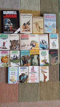 Gerald Durrell books (second-hand)