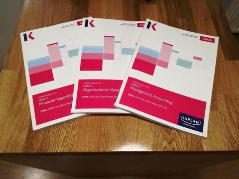 CIMA Operational Level Exam Practice Kits E1, F1 & P1 - Free to Collect