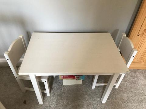 Ikea sundvik kids table and chairs