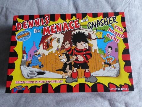 DENNIS THE MENACE AND GNASHER THE BOARD GAME OFFICIAL BEANO PRODUCT