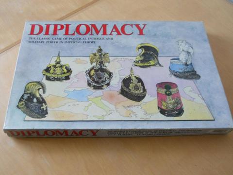 Diplomacy Board Game by Gibsons, Vintage Copy from 1980s