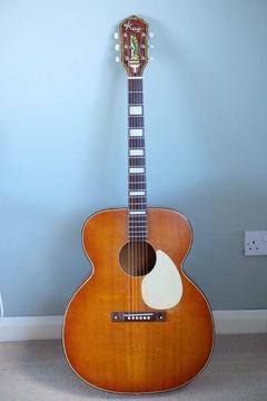 Vintage Kay K-24 jumbo acoustic guitar J-200