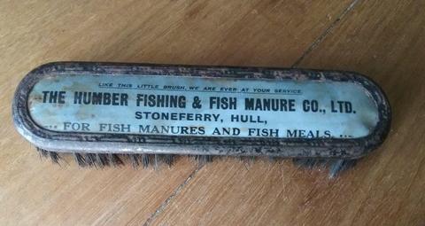Vintage Advertising Clothes Brush