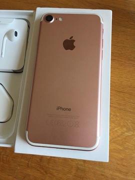 Apple iPhone 7 Rose Gold (32GB) ***UNLOCKED*** in Immaculate Condition
