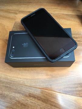 Iphone 7 plus jet black 128GB boxed unlocked to any network