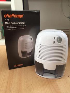 Fully functioning mini dehumidifier - great for damp bedrooms
