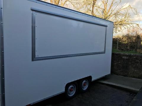 New built catering trailer