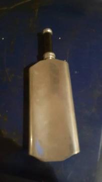 Vintage Pewter cricketbat hip flask