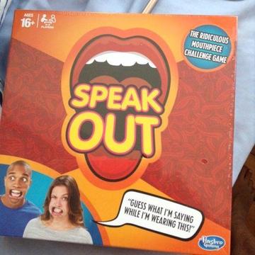 Brand new game SPEAK OUT