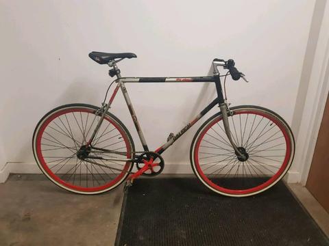 Vintage Raleigh single speed bicycle