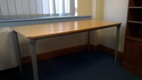 Desk Work Table - 160x80cm, very sturdy with adjustable height and easy assembly (needs no tools)