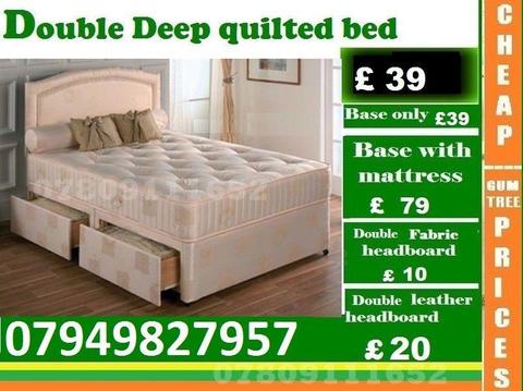 Single Double Bed King Orthopaedic Divan