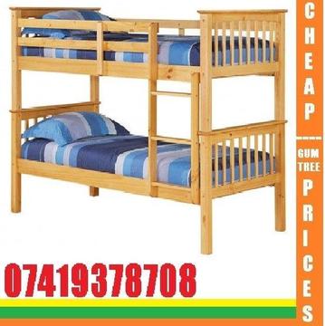 Wooden Bunk Frame Bed Available